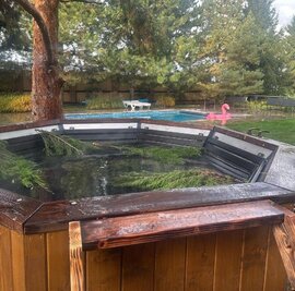 Баня Villa Malina на березі Київського моря з теплим басейном. відгуки, лазня/сауна Лютіж  район вулиця Приморська, 92, Лютіж, Київська область, фото, адреса з картою проїзду.