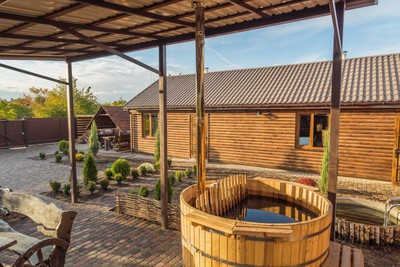 Баня «Офуро» на Троещине - NEW!!! відгуки, лазня/сауна Киев Деснянский район с. Троещина, ул. Рожнянская, 7 а, фото, адреса з картою проїзду.