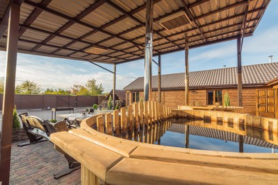 Баня «Офуро» на Троещине - NEW!!! відгуки, лазня/сауна Киев Деснянский район с. Троещина, ул. Рожнянская, 7 а, фото, адреса з картою проїзду.